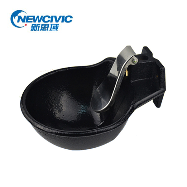 Cast iron cow water bowl