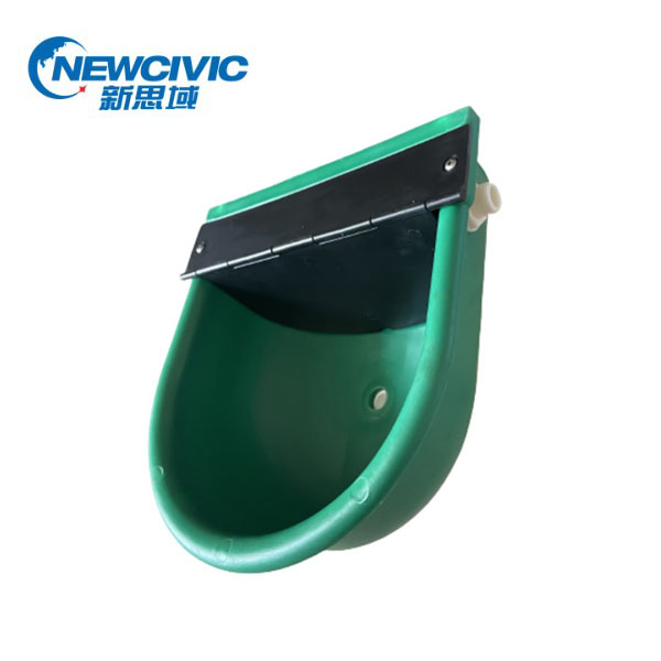 Plastic drinking bowls for cattle