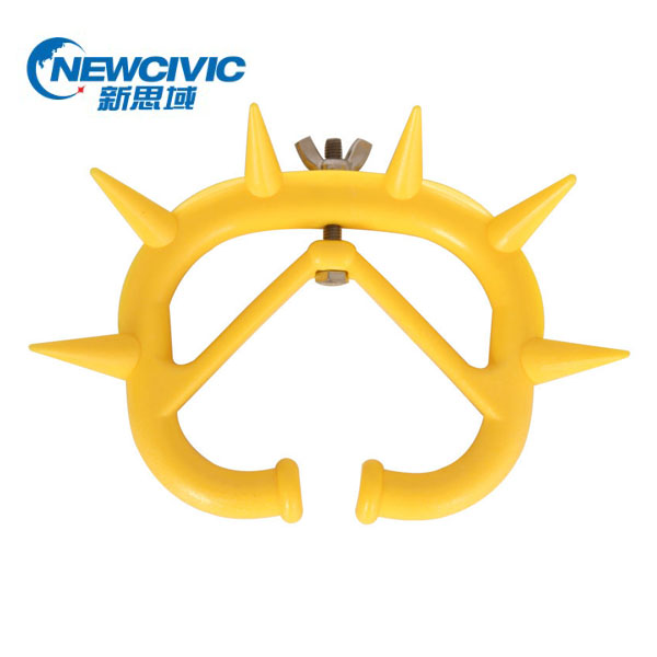 Calf thorn of plastic material